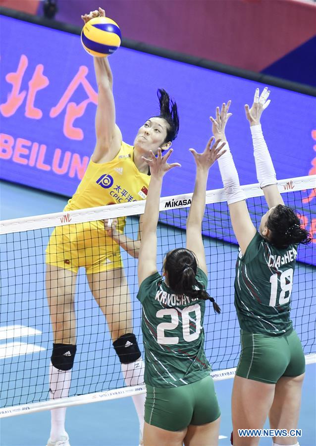 (SP)CHINA-NINGBO-VOLLEYBALL-FIVB NATIONS LEAGUE-CHN VS BUL (CN)