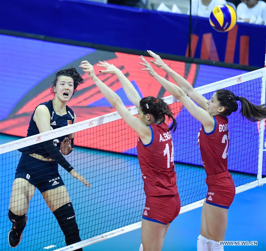 (SP)CHINA-NINGBO-VOLLEYBALL-FIVB NATIONS LEAGUE-CHN VS BUL (CN)