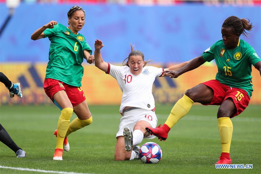 (SP)FRANCE-VALENCIENNES-2019 FIFA WOMEN'S WORLD CUP-ROUND OF 16-ENG VS CMR