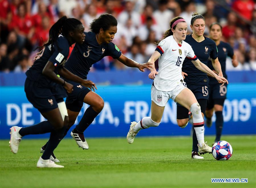 (SP)FRANCE-PARIS-FIFA WOMEN'S WORLD CUP-QUARTERFINAL-FRA VS USA