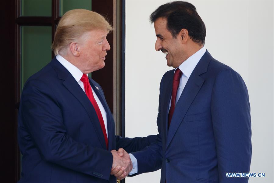  U.S.-WASHINGTON D.C.-TRUMP-QATAR-EMIR-MEETING