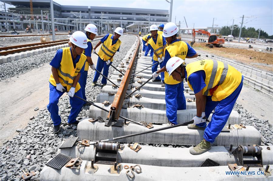 CHINA-ANHUI-SHANGQIU-HEFEI-HANGZHOU HIGH-SPEED RAILWAY-CONSTRUCTION (CN)