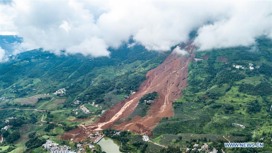 CHINA-GUIZHOU-SHUICHENG-LANDSLIDE-RESCUE WORK (CN)