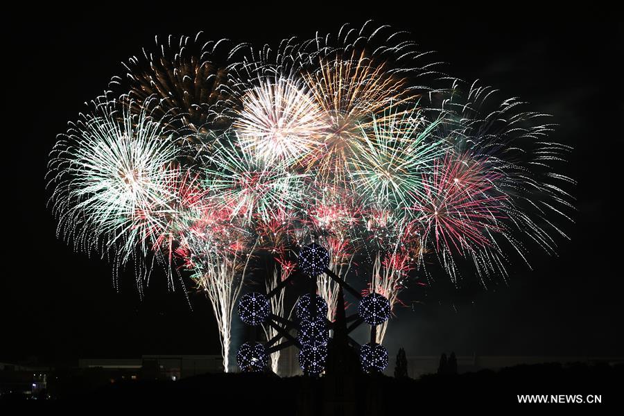 BELGIUM-BRUSSELS-FIREWORKS