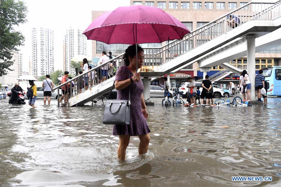 CHINA-TIANJIN-HEAVY RAIN