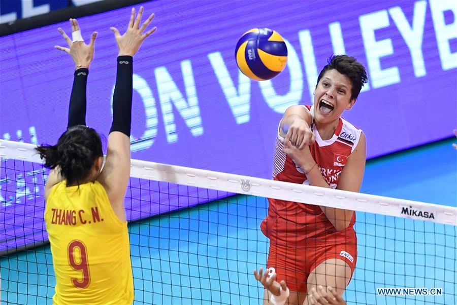 (SP)CHINA-NINGBO-FIVB-TOKYO VOLLEYBALL QUALIFICATION-CHINA-TURKEY(CN)