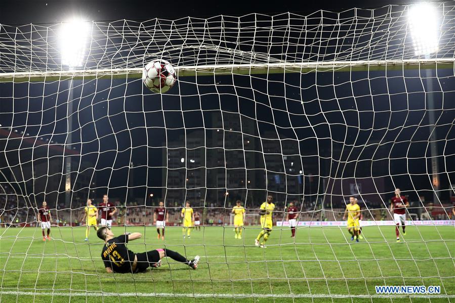 (SP)BOSNIA AND HERZEGOVINA-ZENICA-FOOTBALL-UEFA EUROPA LEAGUE-SARAJEVO VS BATE