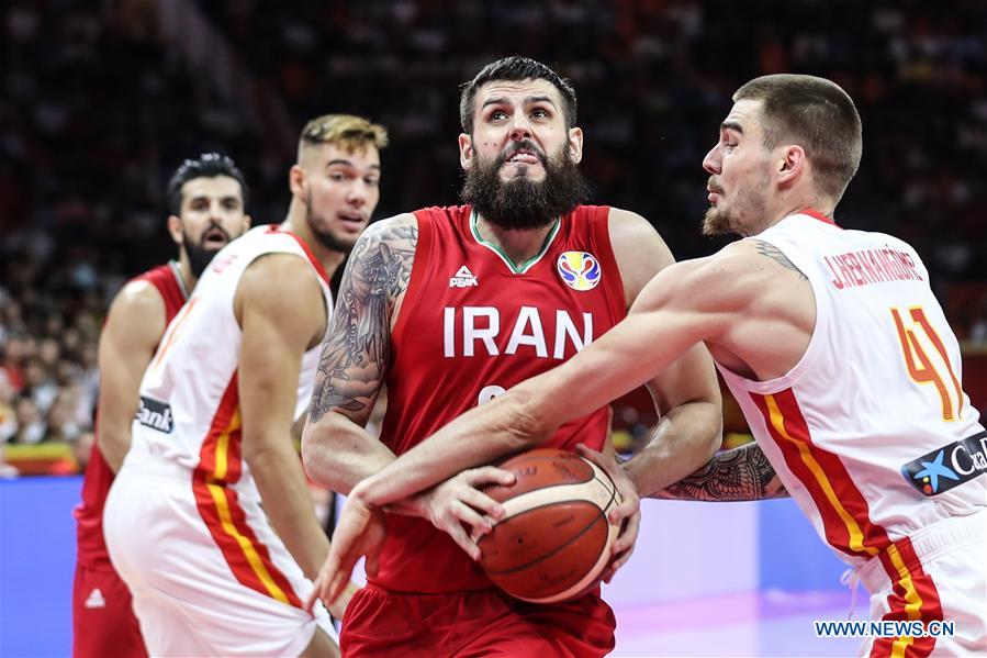 (SP)CHINA-GUANGZHOU-BASKETBALL-FIBA WORLD CUP-GROUP C-ESP VS IRI(CN)