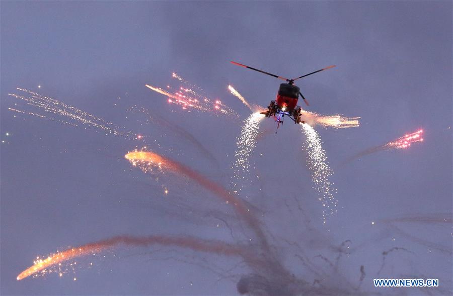 BELGIUM-SANICOLE SUNSET AIRSHOW