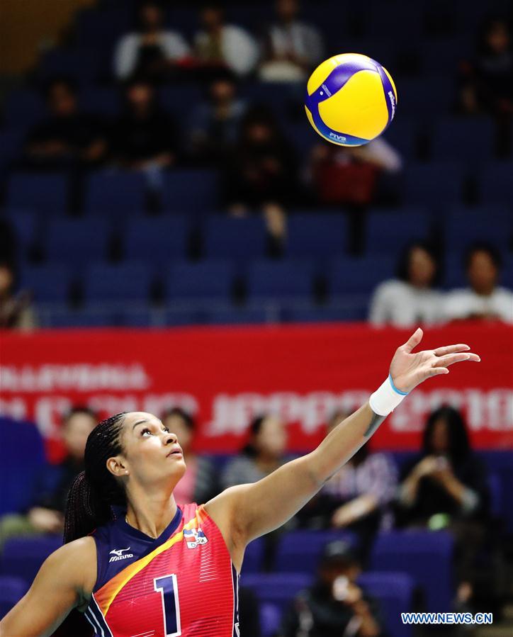 (SP)JAPAN-SAPPORO-VOLLEYBALL-WOMEN'S WORLD CUP-DOM VS KEN