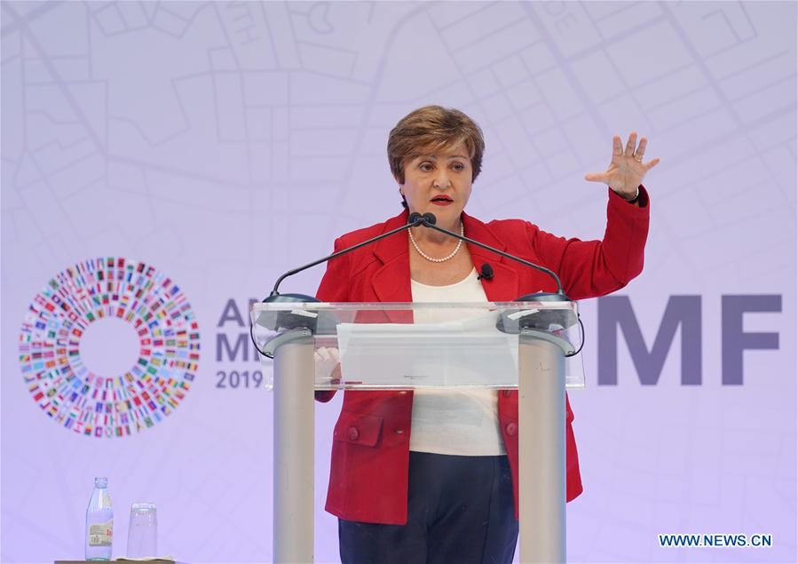 U.S.-WASHINGTON-KRISTALINA GEORGIEVA-IMF-SPEECH