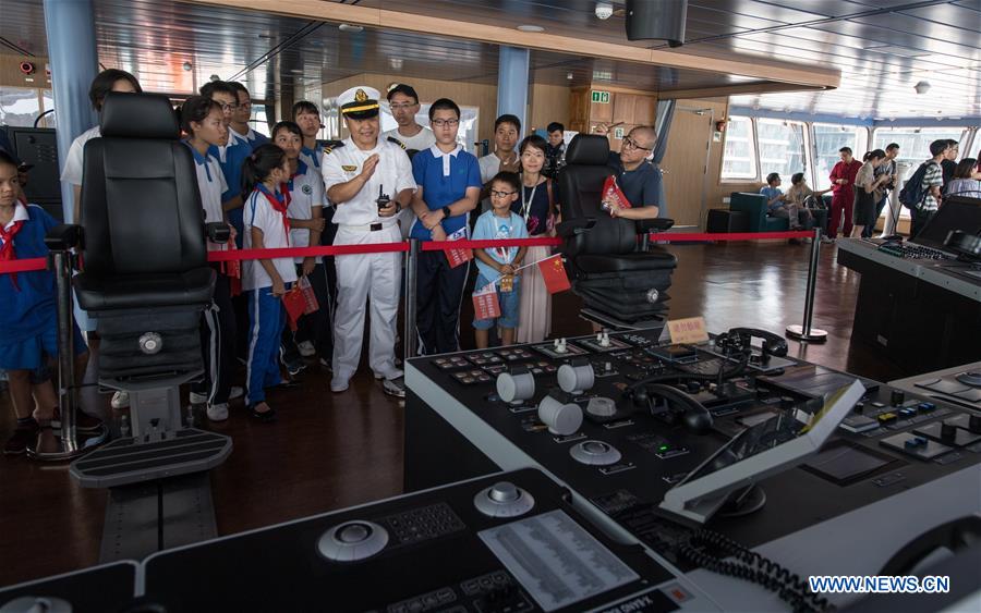 CHINA-SHENZHEN-HOMEMADE POLAR ICEBREAKER-XUELONG 2-ARRIVAL (CN)