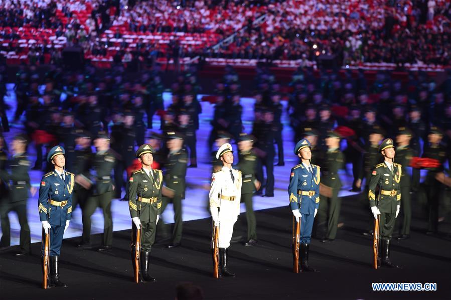 (SP)CHINA-WUHAN-7TH MILITARY WORLD GAMES-OPENING CEREMONY