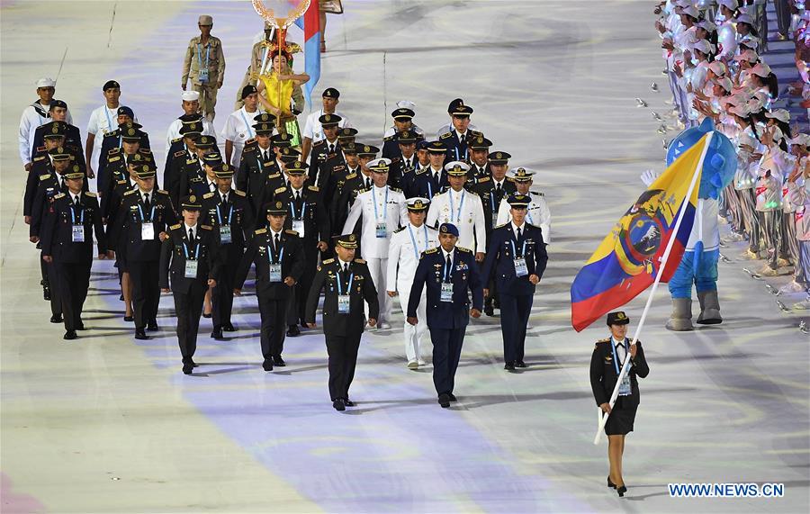 (SP)CHINA-WUHAN-7TH MILITARY WORLD GAMES-OPENING CEREMONY