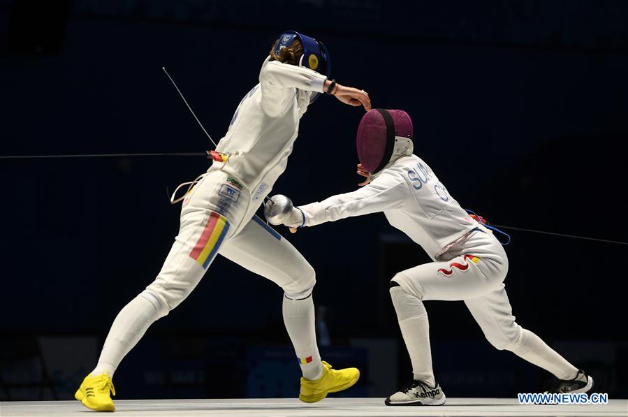 (SP)CHINA-WUHAN-7TH MILITARY WORLD GAMES-FENCING(CN)