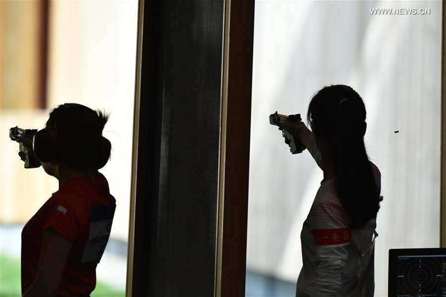 (SP)CHINA-WUHAN-7TH MILITARY WORLD GAMES-SHOOTING