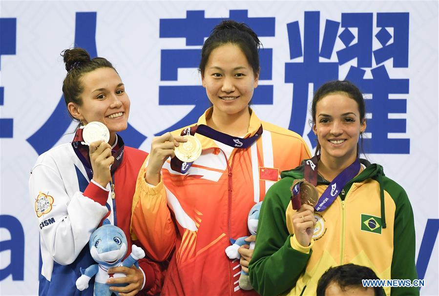 (SP)CHINA-WUHAN-7TH MILITARY WORLD GAMES-WOMEN-SWIMMING