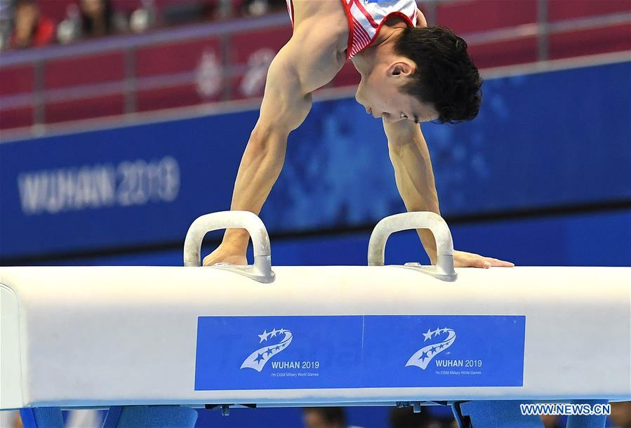 (SP)CHINA-WUHAN-7TH MILITARY WORLD GAMES-ARTISTIC GYMNASTICS