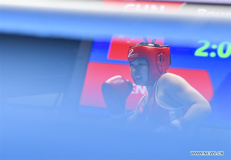 (SP)CHINA-WUHAN-7TH MILITARY WORLD GAMES-BOXING