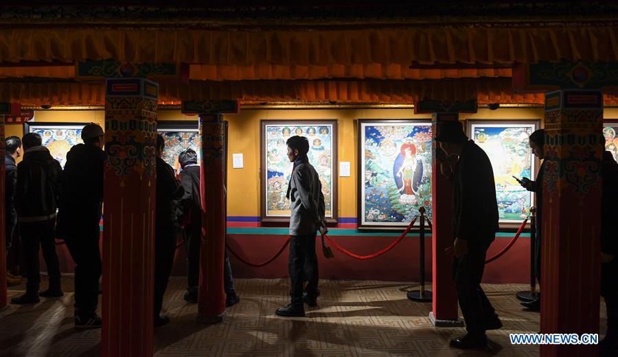 CHINA-TIBET-LHASA-THANGKA-EXHIBITION (CN)