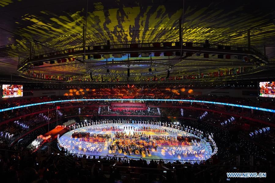 (SP)CHINA-WUHAN-7TH MILITARY WORLD GAMES-CLOSING CEREMONY