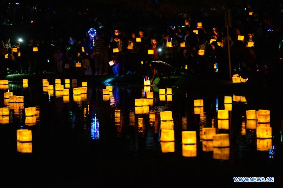 U.S.-LOS ANGELES-WATER LANTERN FESTIVAL