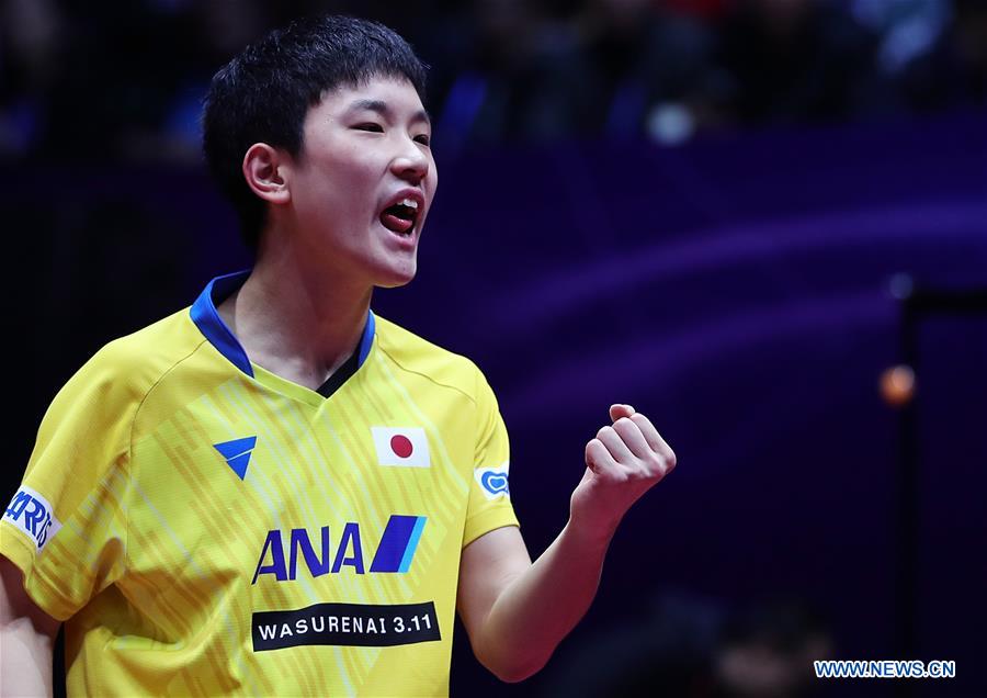 (SP)CHINA-CHENGDU-TABLE TENNIS-ITTF MEN'S WORLD CUP-ROUND OF 16 (CN)