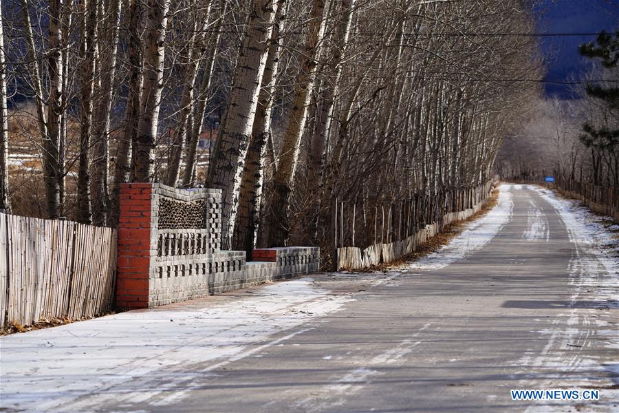 CHINA-HEBEI-CHENGDE-YINLI VILLAGE-SNOW-SCENERY (CN)