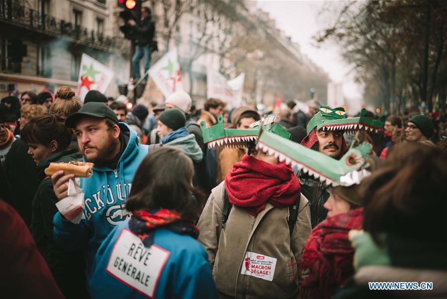 FRANCE-PARIS-PROTESTS-PENSION REGIME-OVERHAUL