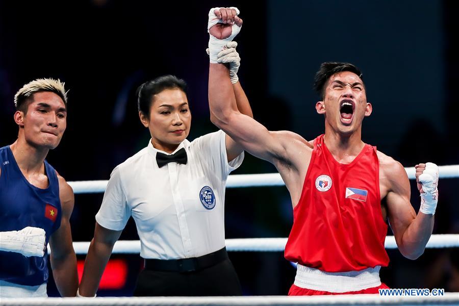 (SP)PHILIPPINES-SEA GAMES-MEN'S 64KG BOXING