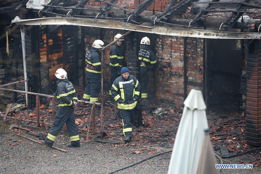 CROATIA-ANDRASEVAC-RETIREMENT HOME-FIRE