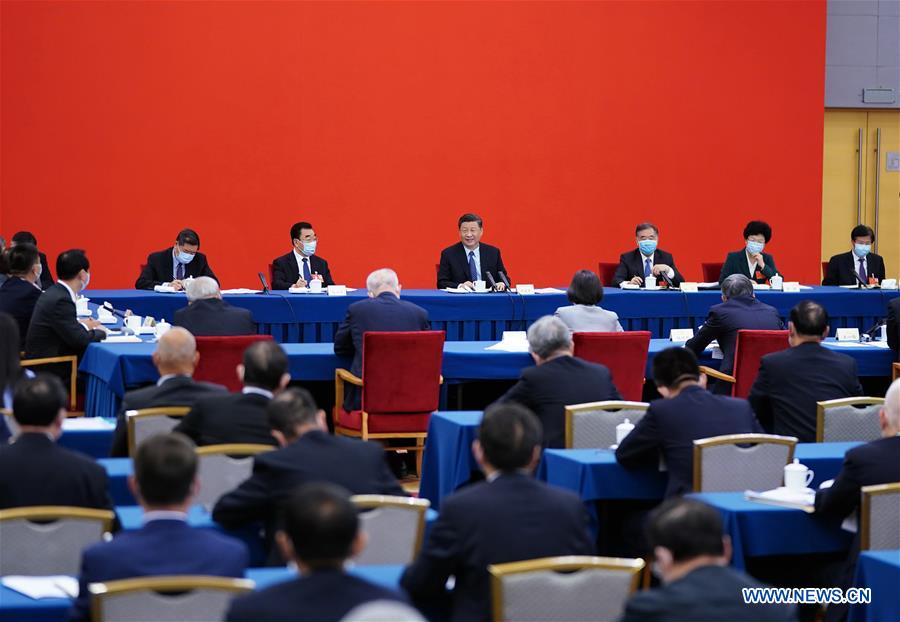 (TWO SESSIONS)CHINA-BEIJING-XI JINPING-CPPCC-JOINT PANEL DISCUSSION (CN)