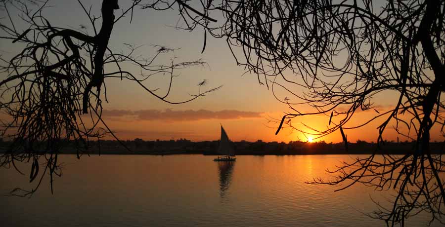 Sunset view in Cairo