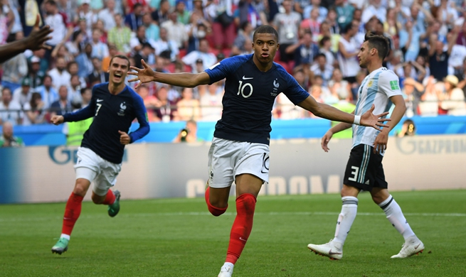 France send Argentina packing 4-3 at World Cup