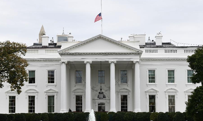 U.S. flags seen at half-staff in Washington D.C. for shooting victims at Pittsburgh synagogue