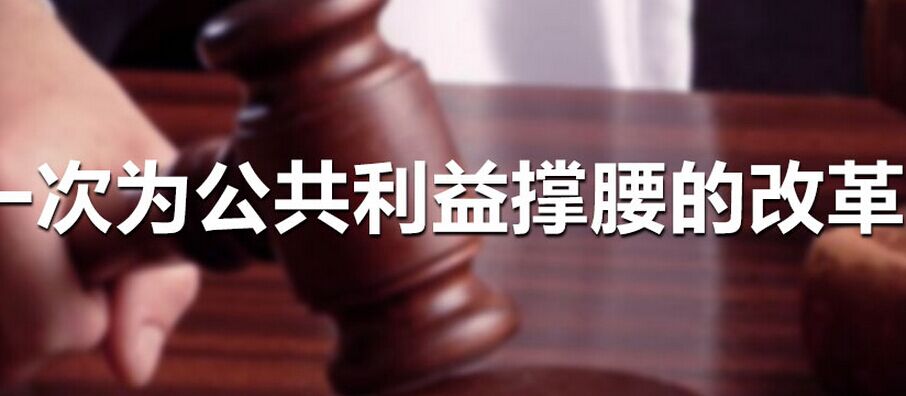 檢察機關公益訴訟改革