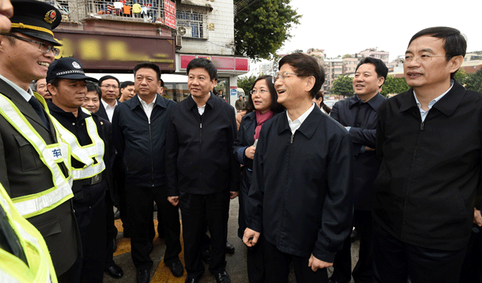 孟建柱廣東調研：堅定不移地推進中國特色司法體制改革