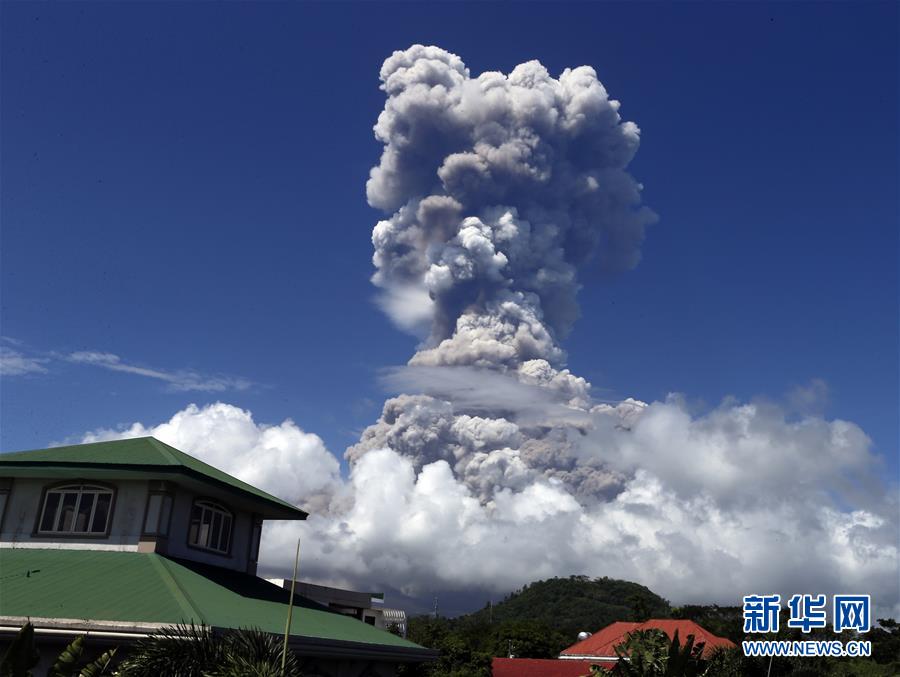 （國(guó)際）（1）菲律賓馬榮火山噴發(fā)危險(xiǎn)上升　