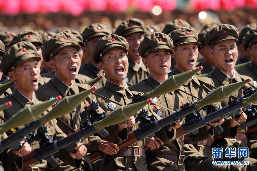 （國際）（5）朝鮮舉行閱兵集會(huì)慶祝建國70周年