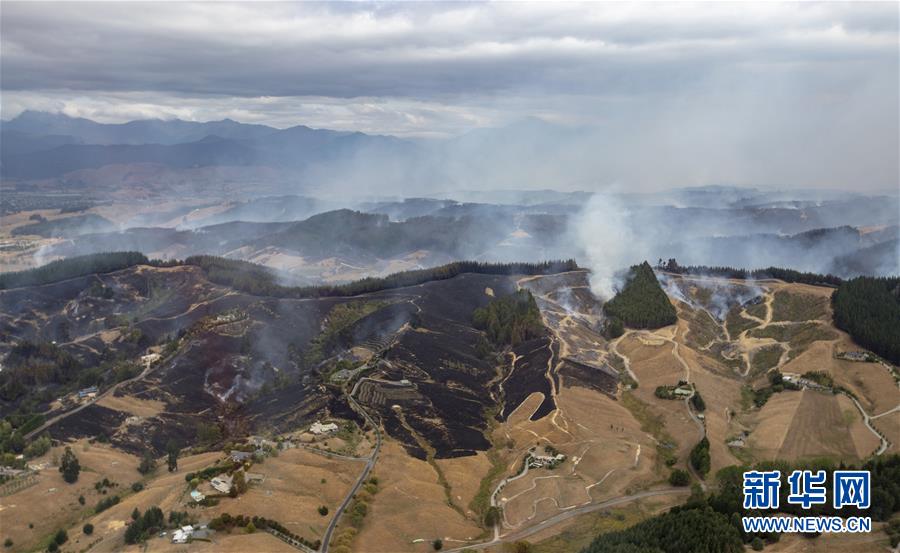 （國(guó)際）（9）新西蘭南島山火持續(xù)